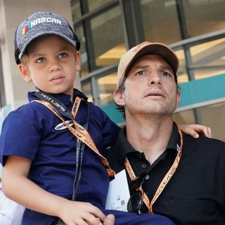 Dimitri Portwood Kutcher was born in 2016.